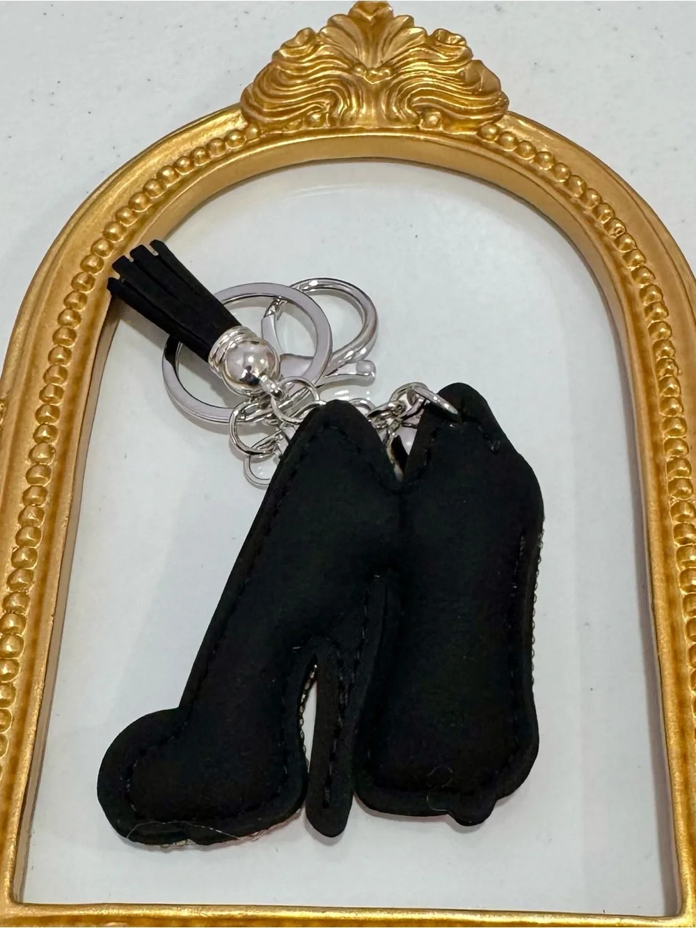 New Glam Crystal High Heel Keychain